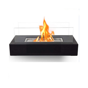 Factory Direct Sale tabletop Fire Pit Ethanol Fireplace Mantel Smokeless Garden Bioethanol Fireplace