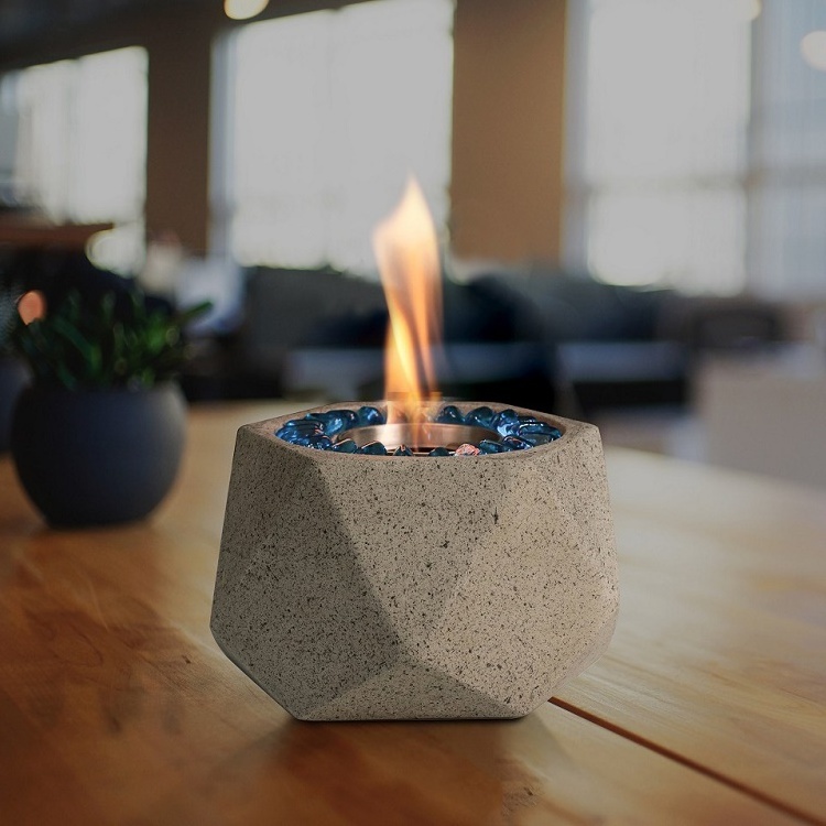 New Product Bio Ethanol Burner Fireplace tabletop outdoor propane fire pit garden smores Table FirePit Table top Fireplace