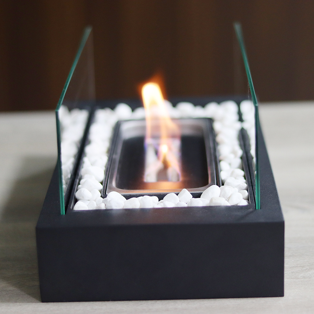 New design Portable table fireplace bioethanol Burner Table fire smores maker indoor outdoor table top fire pit