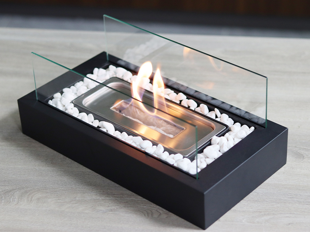 New design Portable table fireplace bioethanol Burner Table fire smores maker indoor outdoor table top fire pit