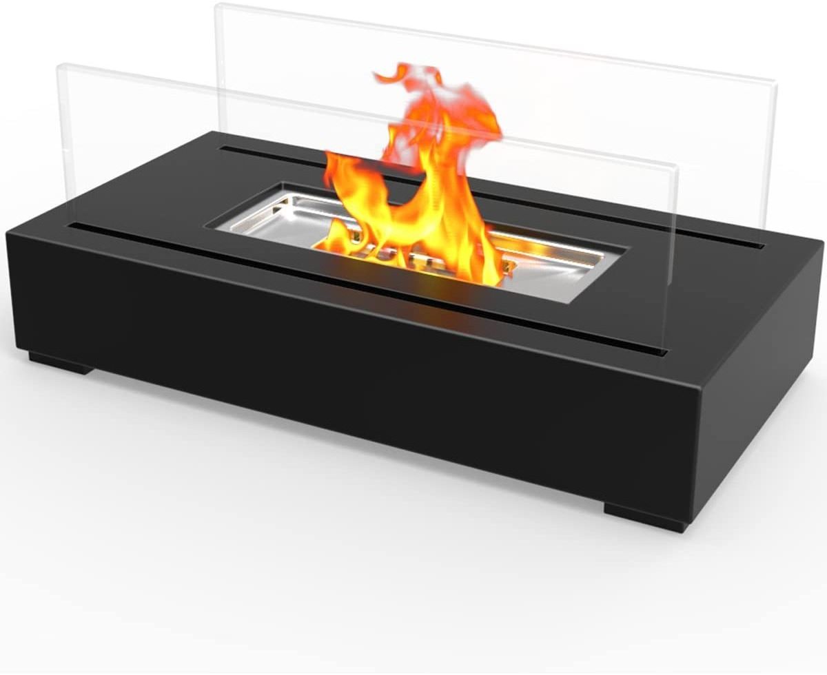 Hot selling portable fireplace Tischkamin tabletop fireplace Modern Design BioFuel Burner Bio ethanol table top Fire pit