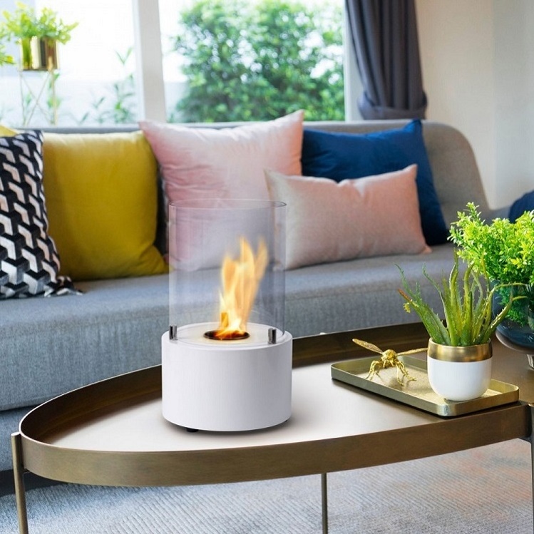 kamin lareira mini chimenea fire pit gel table top fire smokeless burner modern bio fuel glass ethanol fireplace outdoor