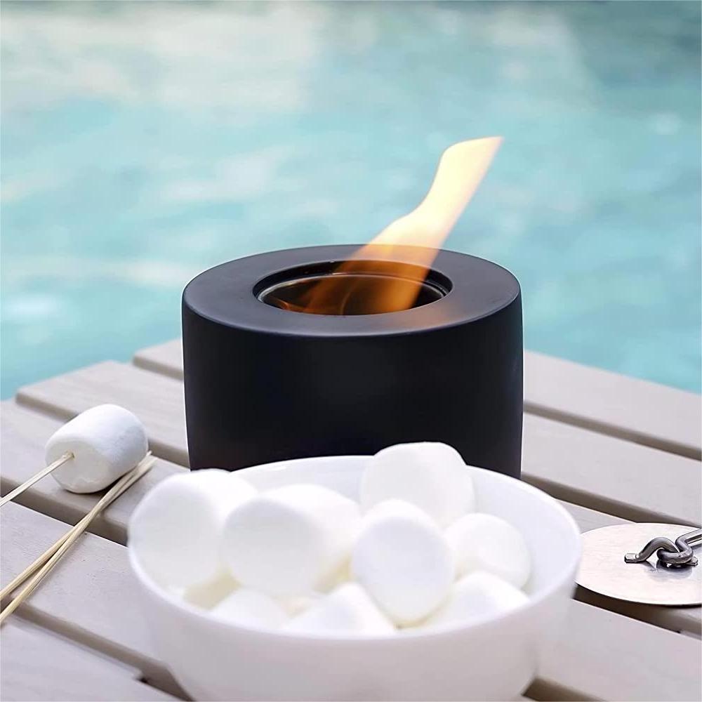 Portable Indoor & Outdoor Ethanol  Firepit Table Top Fireplace Bowl Personal Heater Tabletop Fire Pit