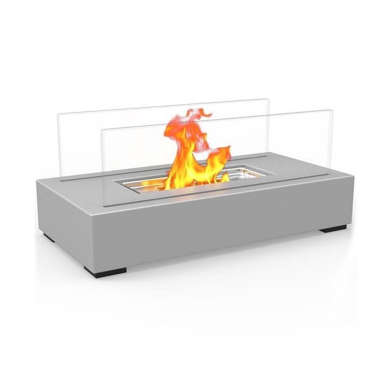 indoor fire pits bioethanol chimeneas tabletop freestanding table glass modern design fireplace ethanol tabletop fireplace