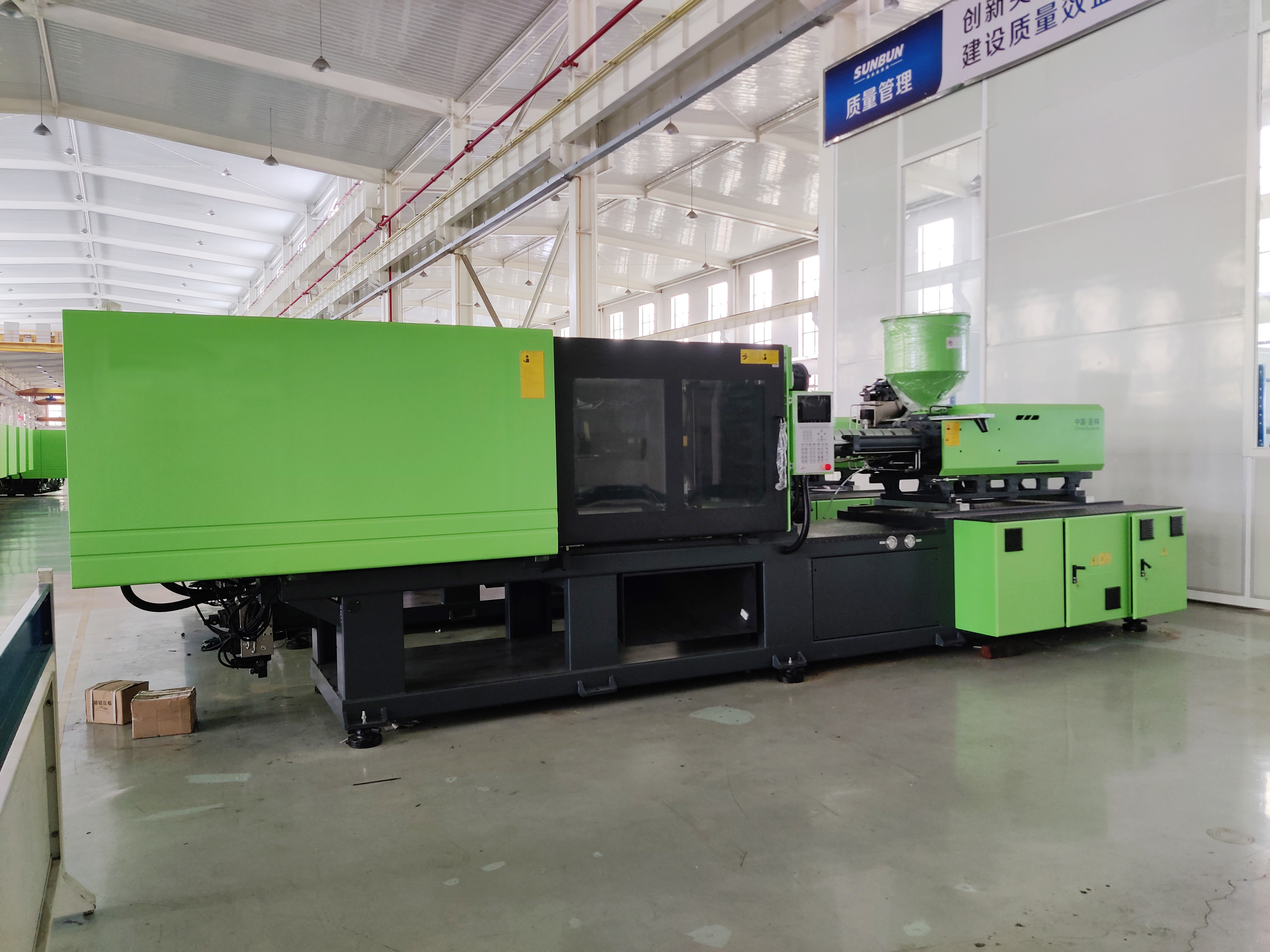 SK350 Automatic Injection Molding Machine Mop Making 350 Ton Horizontal Preform Injection Gearbox Supports PET PP ABS EPS PA