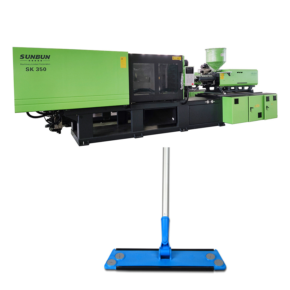 SK350 Automatic Injection Molding Machine Mop Making 350 Ton Horizontal Preform Injection Gearbox Supports PET PP ABS EPS PA