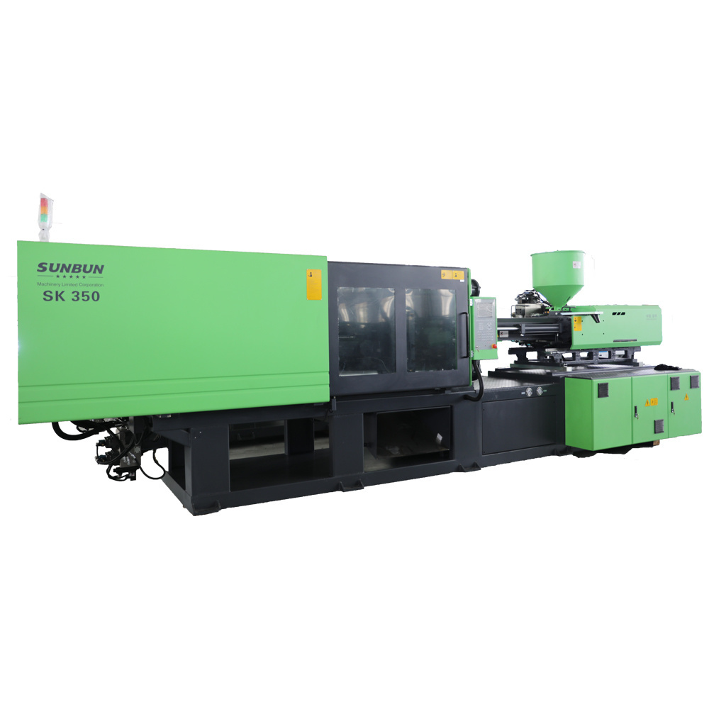 SK350 Automatic Injection Molding Machine Mop Making 350 Ton Horizontal Preform Injection Gearbox Supports PET PP ABS EPS PA