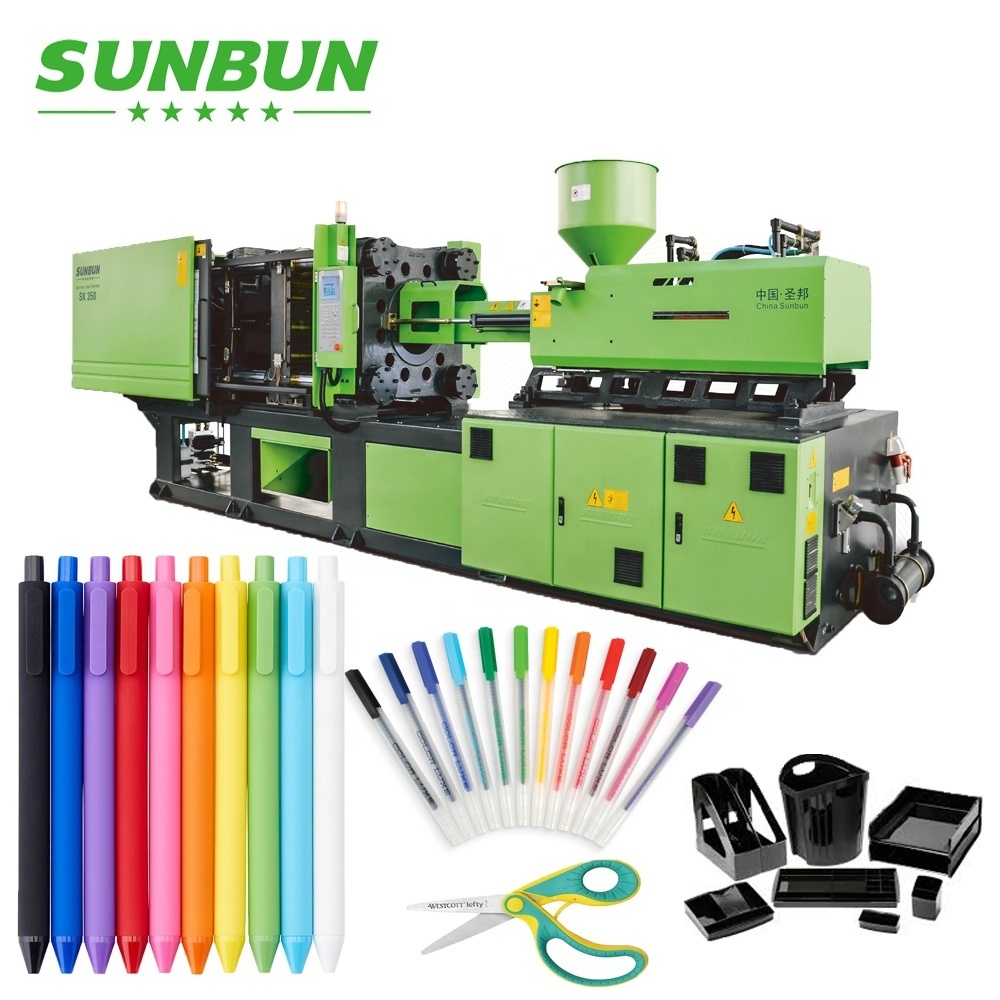 China Sunbun 280 Ton Plastic Pen Making PS injection Molding Machine For Sale Hydraulic Small Stationery Moulding Machine