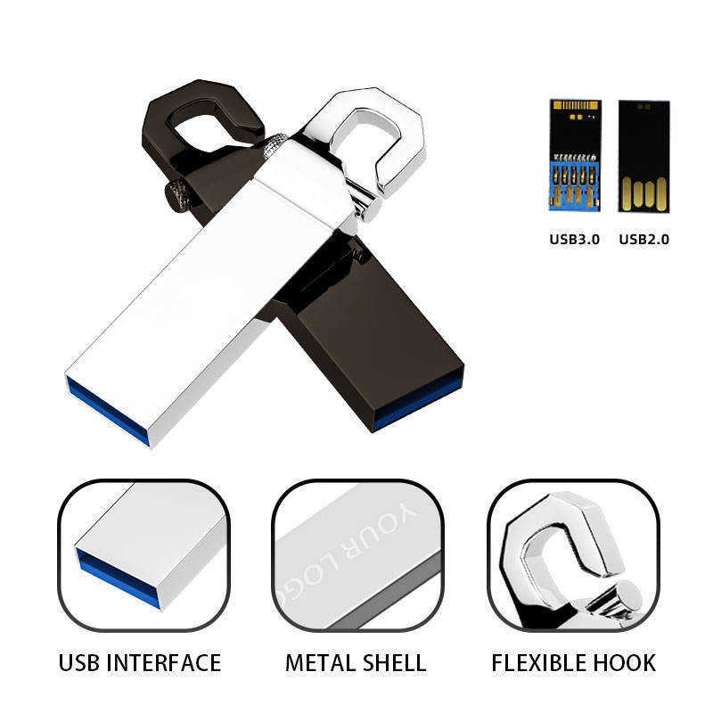 Free logo high end metal usb flash memory drive 2.0 Waterproof mini USB stick 128G 256G New car U disk