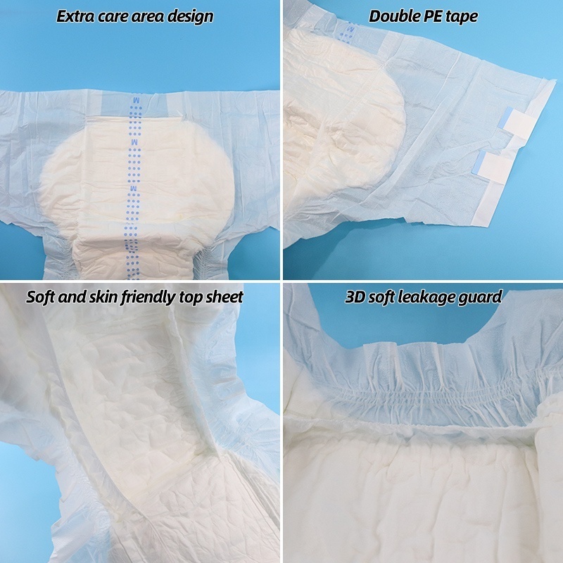 Sun Care Japanese Quality Adult Diaper Wholesale for Elderly Disabled Medicare Hospital Use Ultra Soft Care Adult Diaper