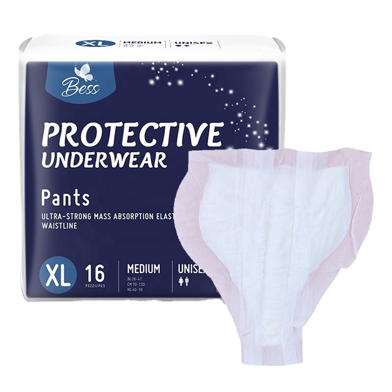 Sun Care Wholesale Cheap Price OEM Thick Feel Free Unisex Adult Diaper Pants High Absorbenc Good Quality Adult Diaper In Bulk