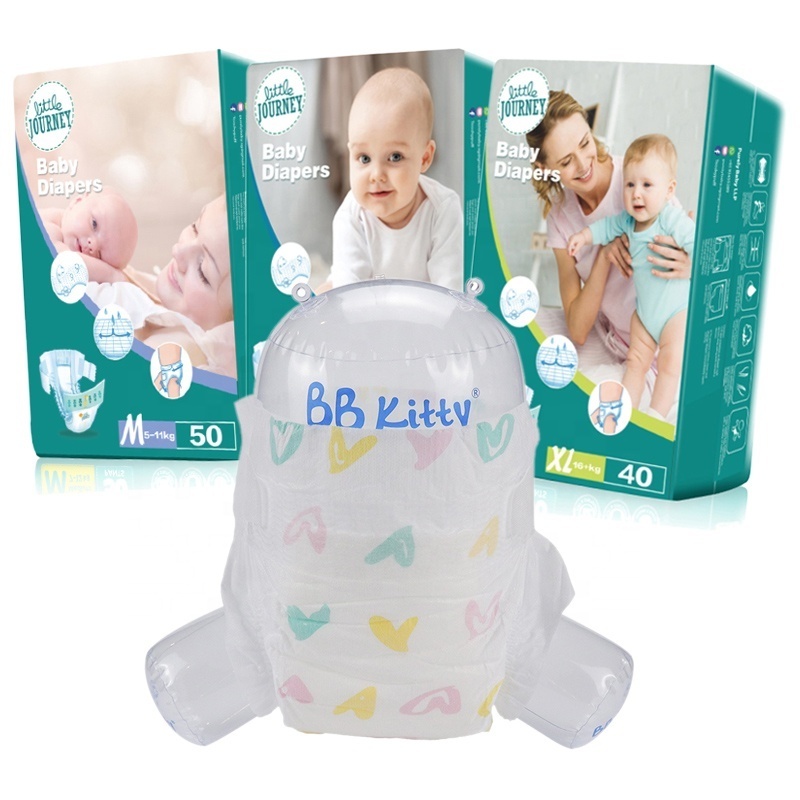 Joyful Babies Bosomi Pampering OEM Biodegradable Organic Babies Disposable Diapers And Pants