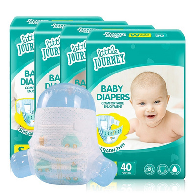 Little Journey OEM Pampering Swiss Quality Huge Absorption Baby Diapers Nappies Soft Baby Diapers