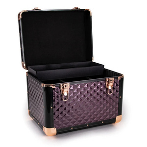 Horse Grooming Box Europe Style Aluminium Horse Grooming Case Animal Grooming Case with Trays and Dividers