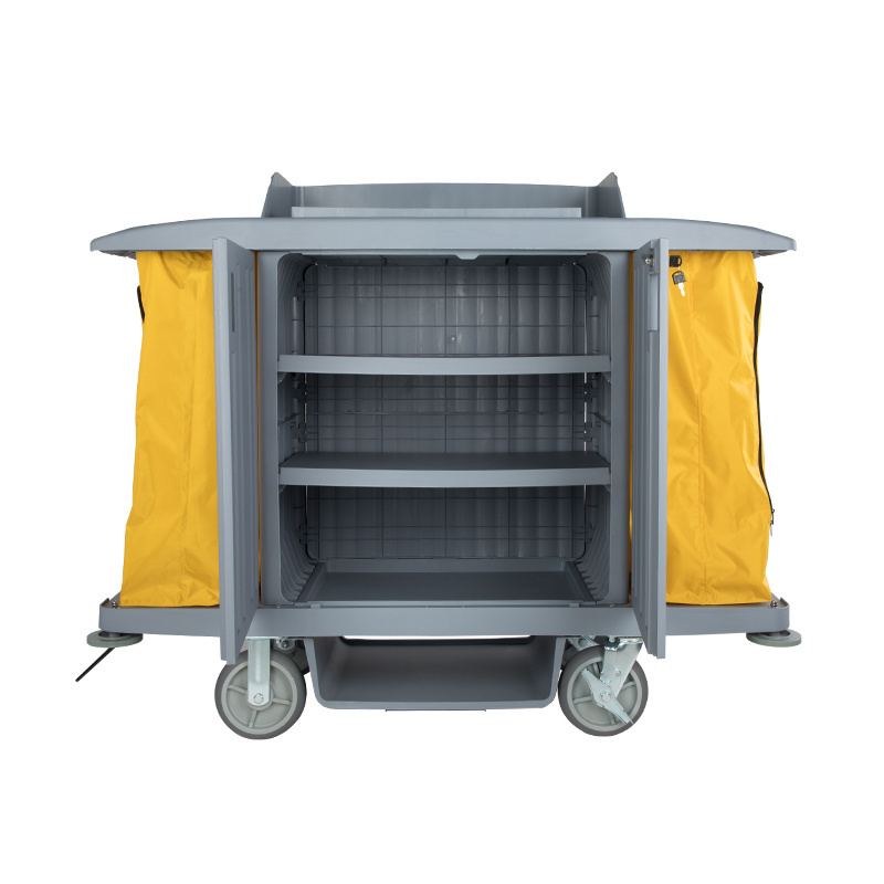 Factory Discount Price Laundry Cleaning Cart Hospital Hotel Room Service Housekeeping Trolley