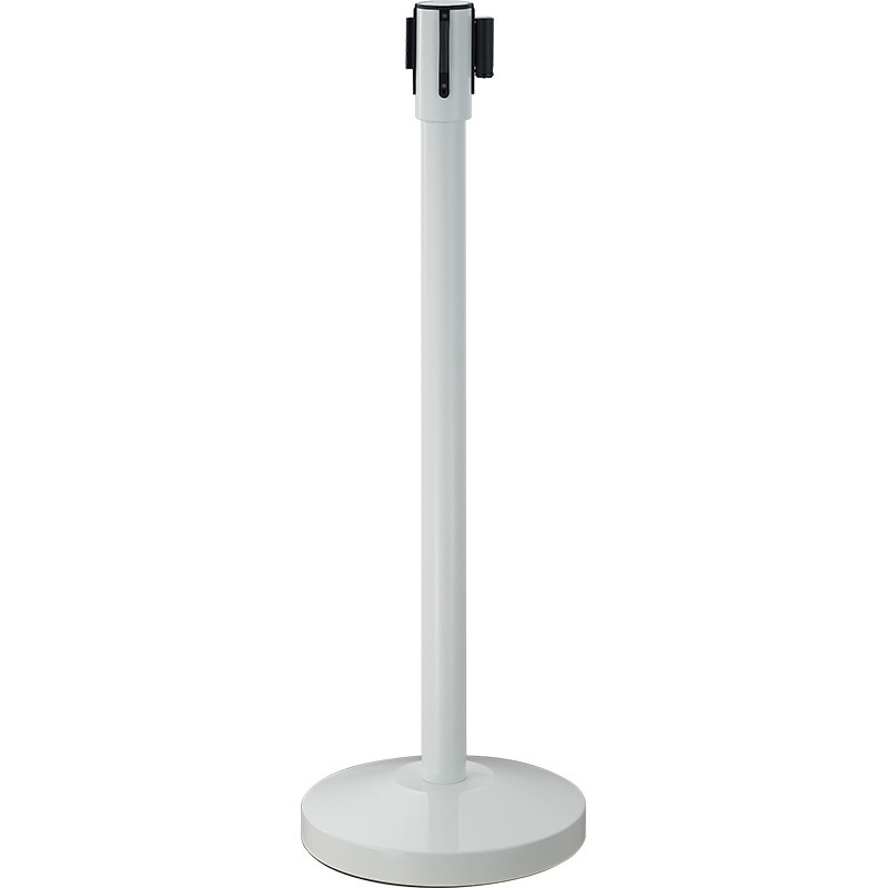 Hotel Queue Barrier Post Stanchion Base Retractable Belt Railing Stand Stainless Steel Traffic Guardrail Railing Stand