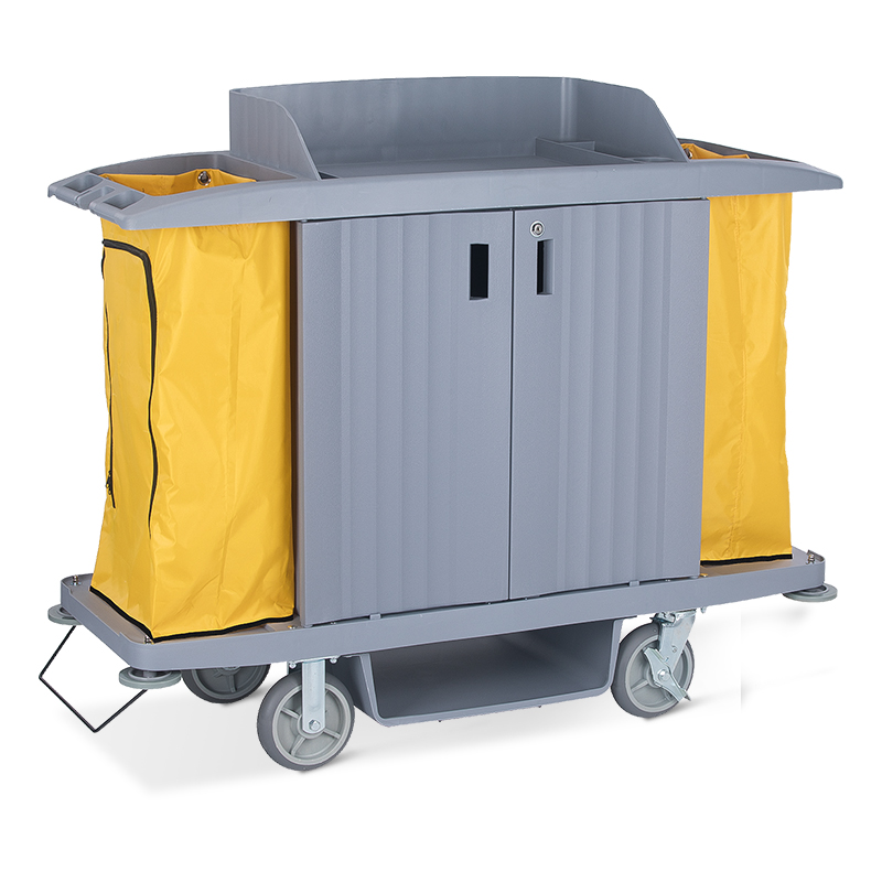 Factory Discount Price Laundry Cleaning Cart Hospital Hotel Room Service Housekeeping Trolley