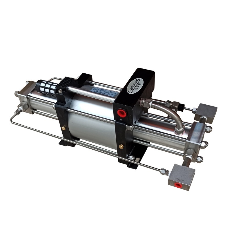 Double Acting Air Driven Nitrogen Oxygen Hydrogen Gas Pressure Booster Pump for Cylinder Transfer