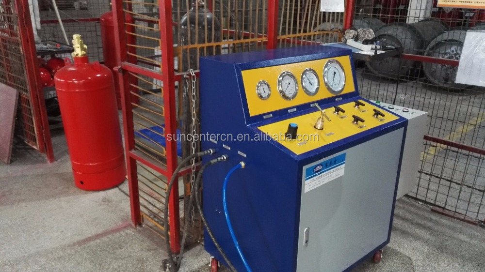 Suncenter built in sensors automatic fire extinguisher CO2 carbon dioxide filling machine