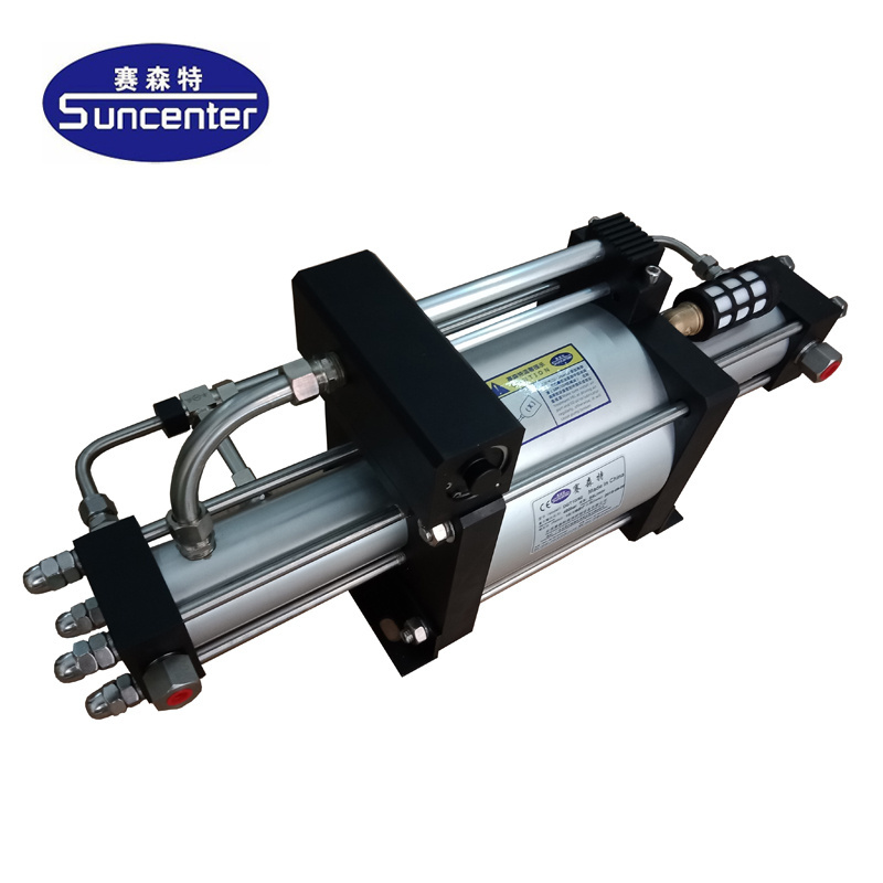 Suncenter factory price double acting CO2 N2 O2 gas booster pump for cylinder filling