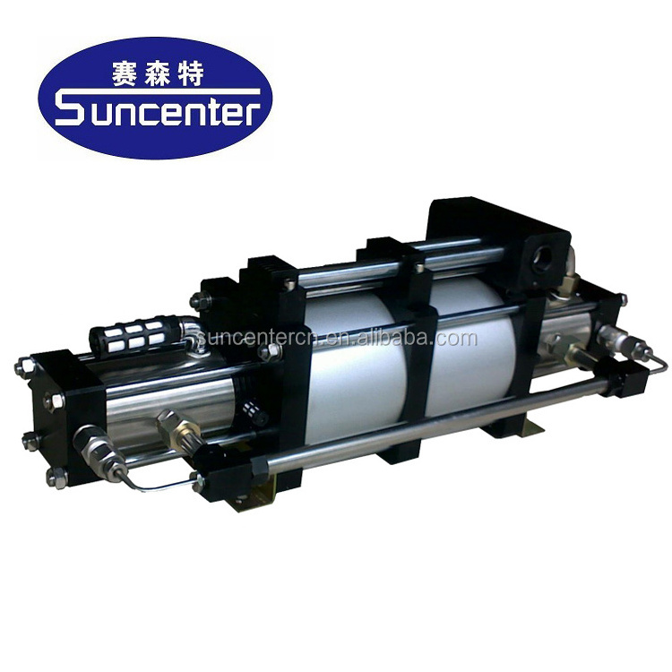 Suncenter factory price double acting CO2 N2 O2 gas booster pump for cylinder filling