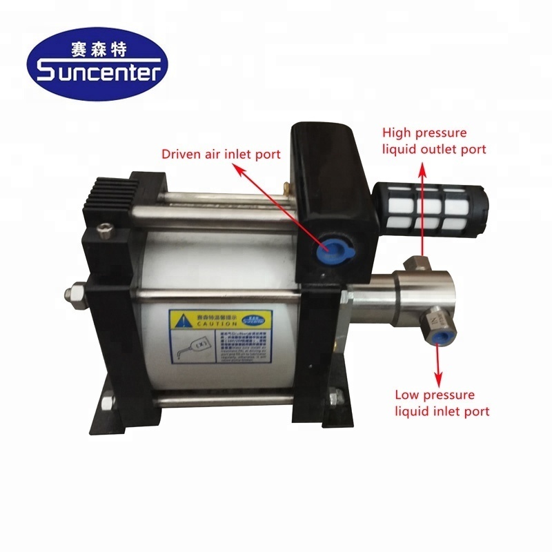 Most Popular Max Pressure 640Mpa Air Driven Hydraulic Booster Pump for Pressure testing