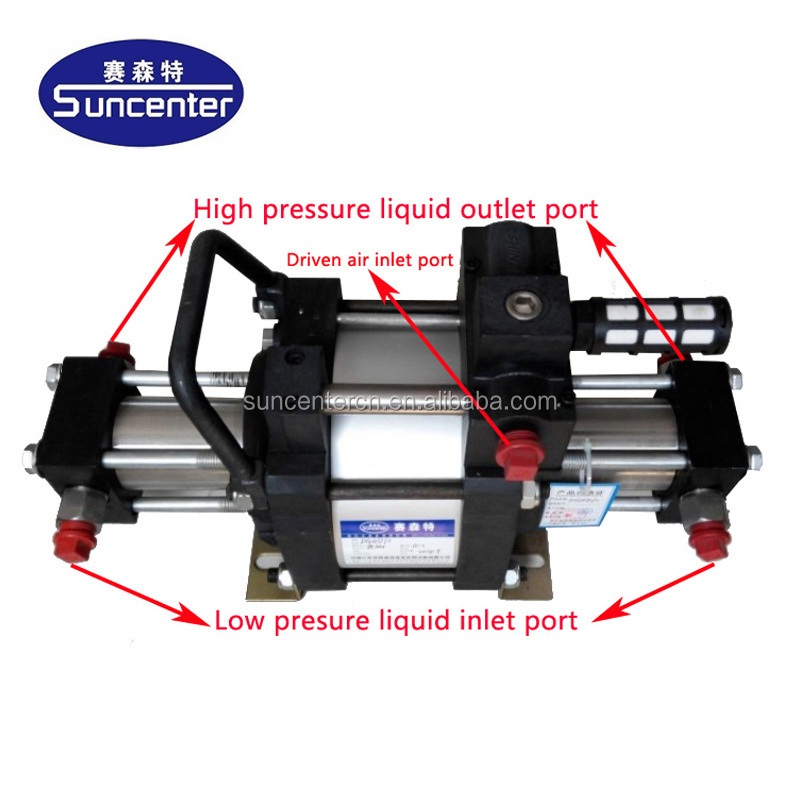 Suncenter 10000 psi high pressure pneumatic pump