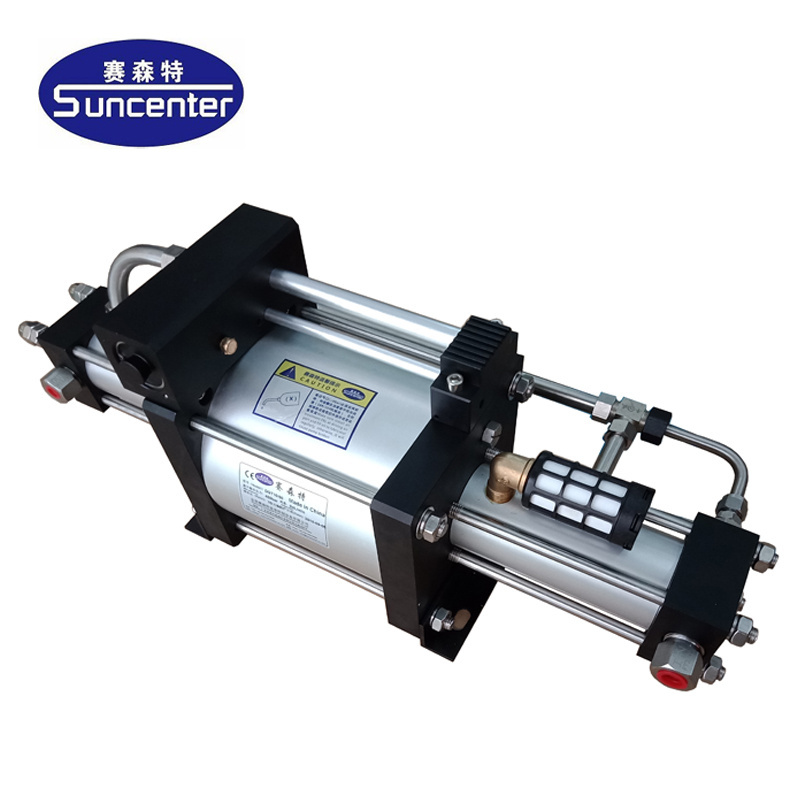 Suncenter factory price double acting CO2 N2 O2 gas booster pump for cylinder filling