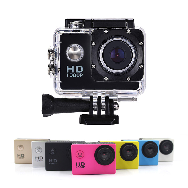 Bike black small hidden hd mini hd 720p waterproof action camera for adventure