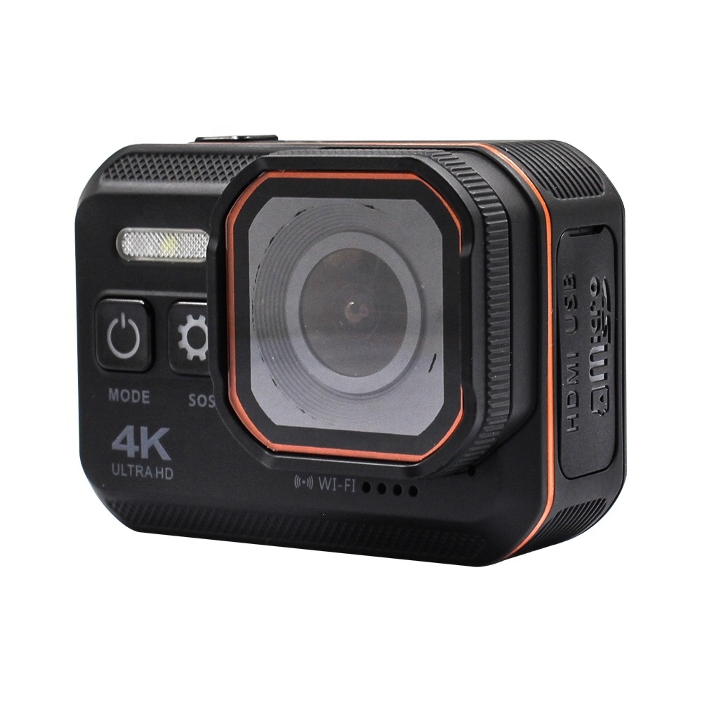 Waterproof bicycle mount sports hd dv 4k ultra hd action camera for vlog