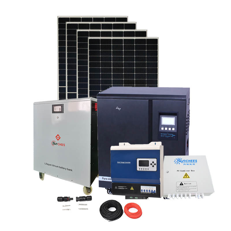 50kw Hybrid Solar Energy Panel System 3 phase 20kw 50kw Off Grid Solar Power System Complete Kits Price 30kw 40kw 50kw