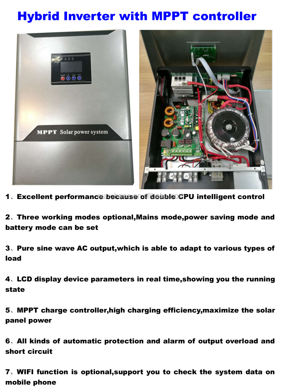 High quality solar system 5kw complete with high efficiency 500W solar panels price Chinese solar energy system