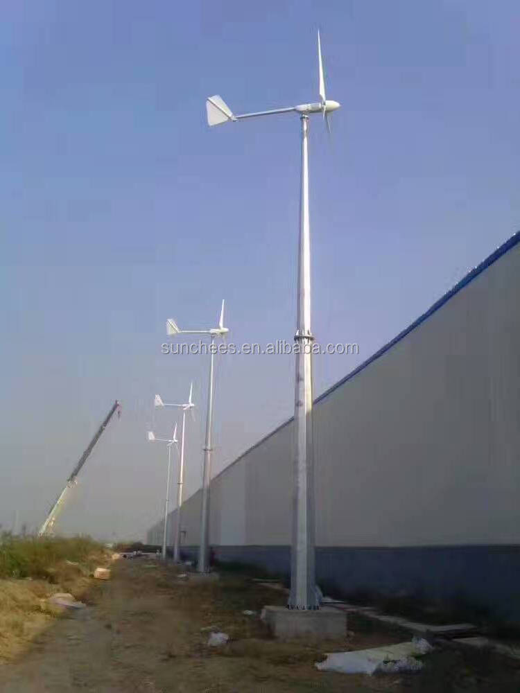 wind turbine 20kw with wind power on grid system AC380v 20KW DC240V off grid wind complete set