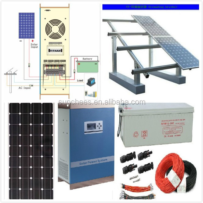 3KW solar panel malaysia price/4KW residential stand alone solar power system for home