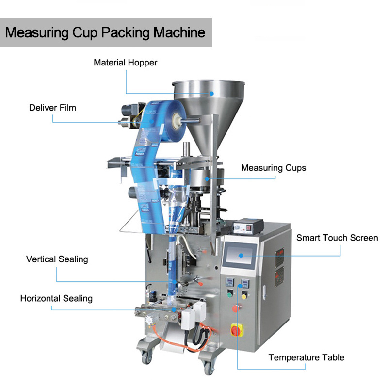 Cost-Effective Automatic Small Sachet Dry Animal Feed / Pet Dog Cat Food Packaging Machine