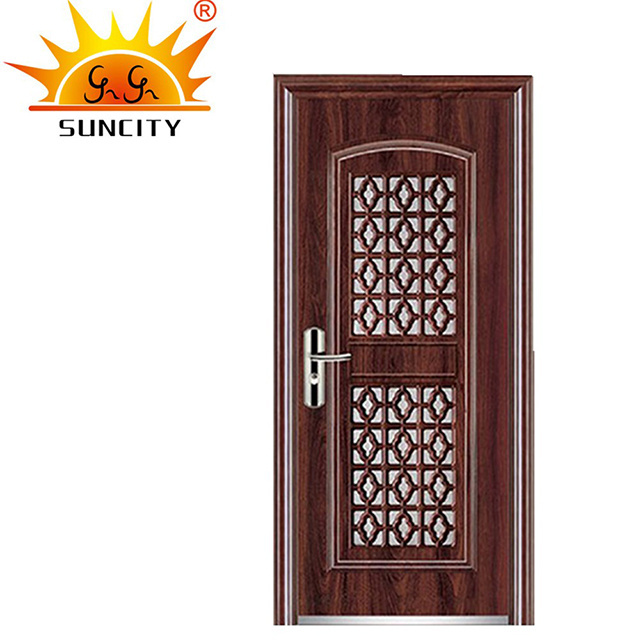 Best Price Metal Door Finished New Iron Grill Window Door Designs Steel Lowes Wrought Iron Security Doors