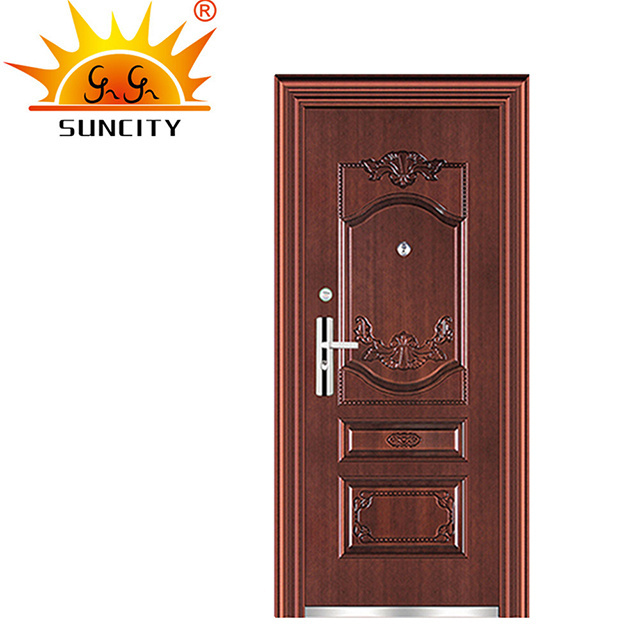 Door Used Exterior Doors for Sale Beautiful Security Steel Swing Villa WHITE School Light Green Light Yellow Black Warehouse