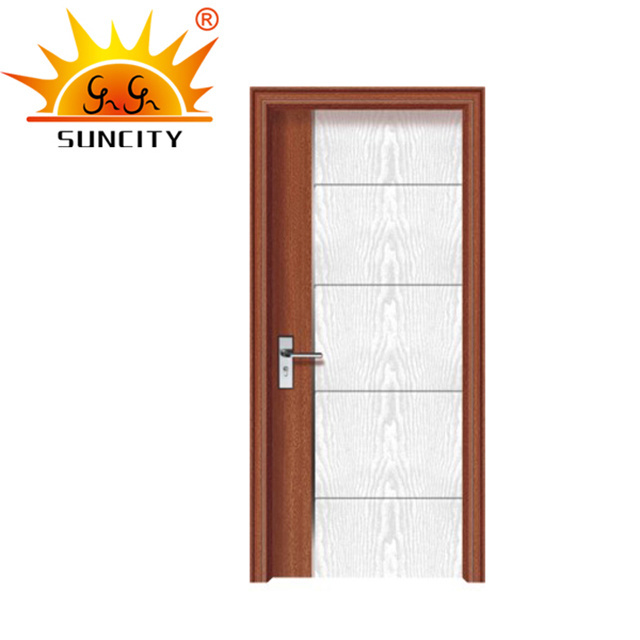 SC-P184 Hot selling used for sale glass commercial mdf pvc wood doors