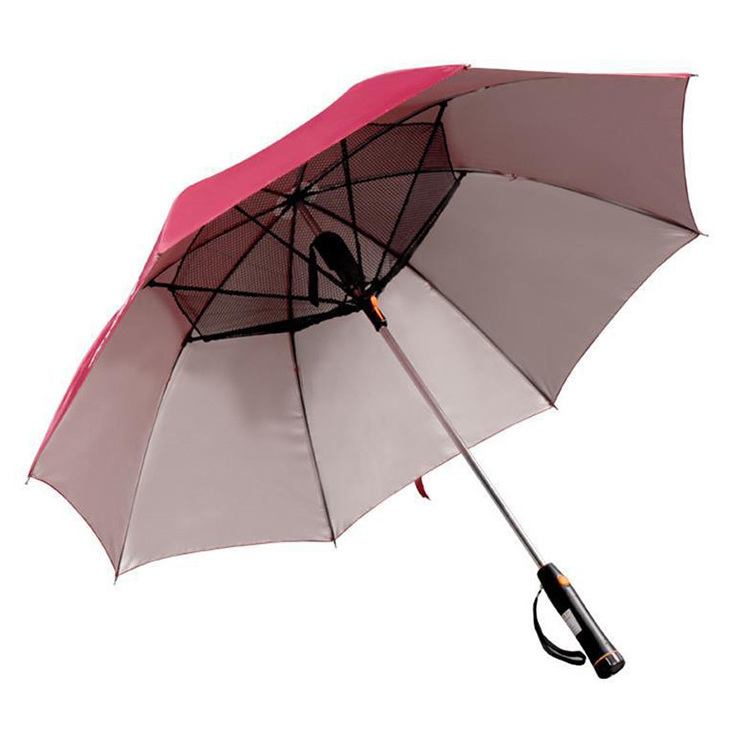 Wholesale Sun Golf Umbrella With Outdoor Fan Inside