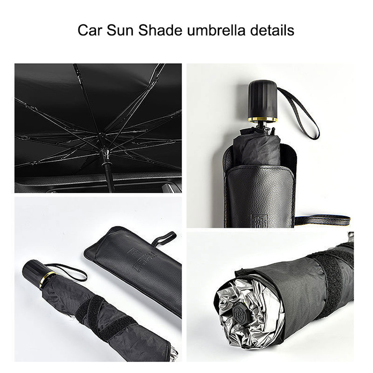 Front Window Glass Windshield Shield Folding Sunshade Type Car Umbrella