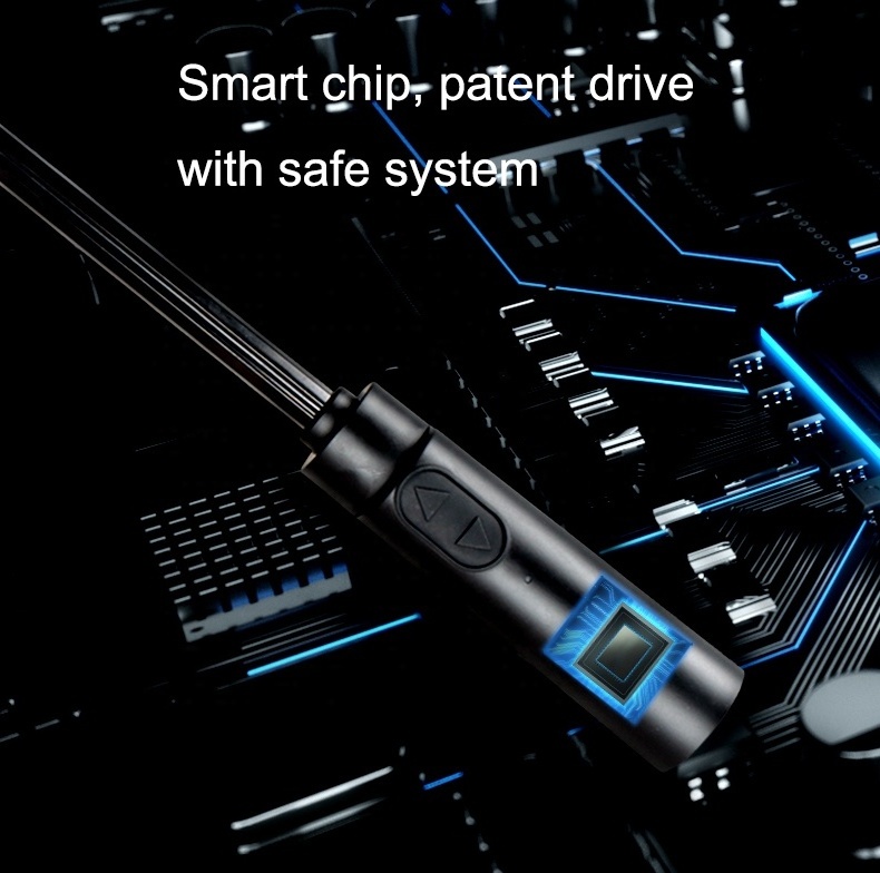 High-tech Smart Innovation Super Luxury Patent Auto Open Close Full Electric Umbrella Automatic With Power Bank Handle