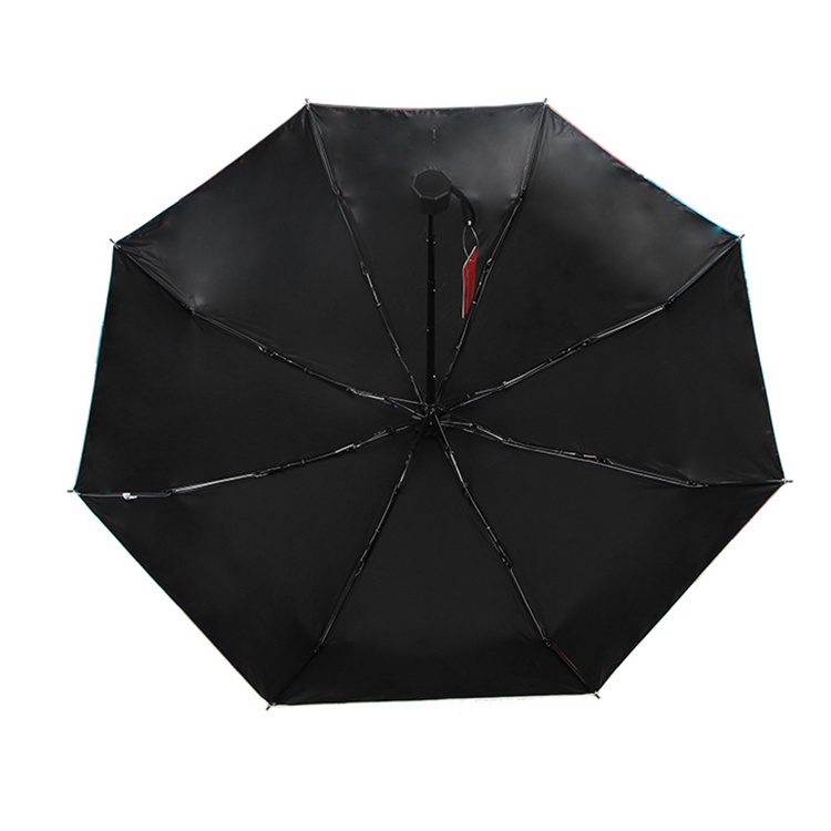 Novelty 8 Rib Mini Portable Windproof Anti-uv Rain 5 Fold Umbrella