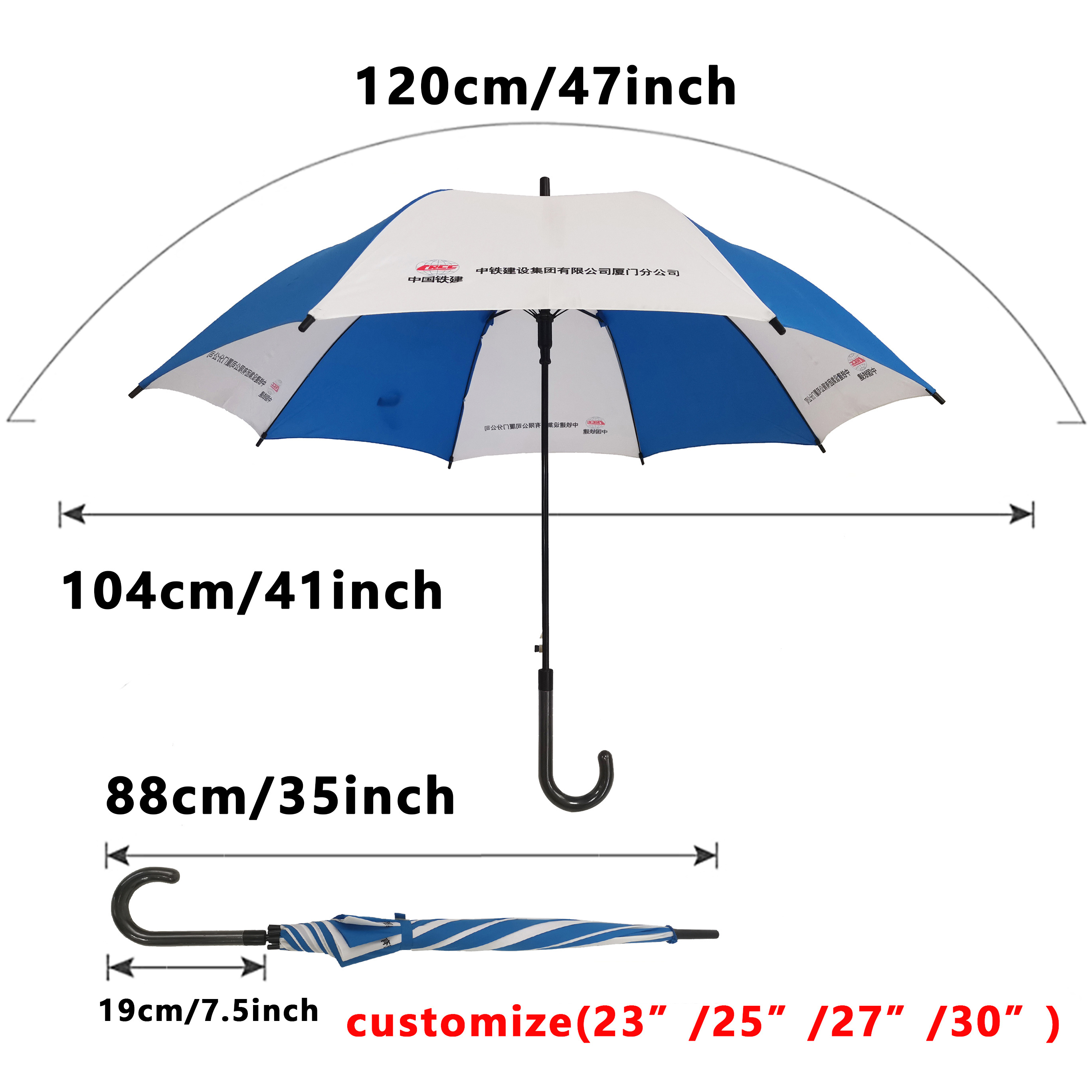 Sun City Promotion Straight  automatic advertising paraguas de golf umbrellas with logo prints custom made