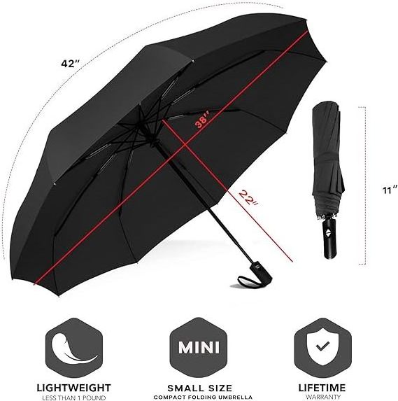 Travel umbrella for rain automatic umbrella foldable umbrella for the rain waterproof