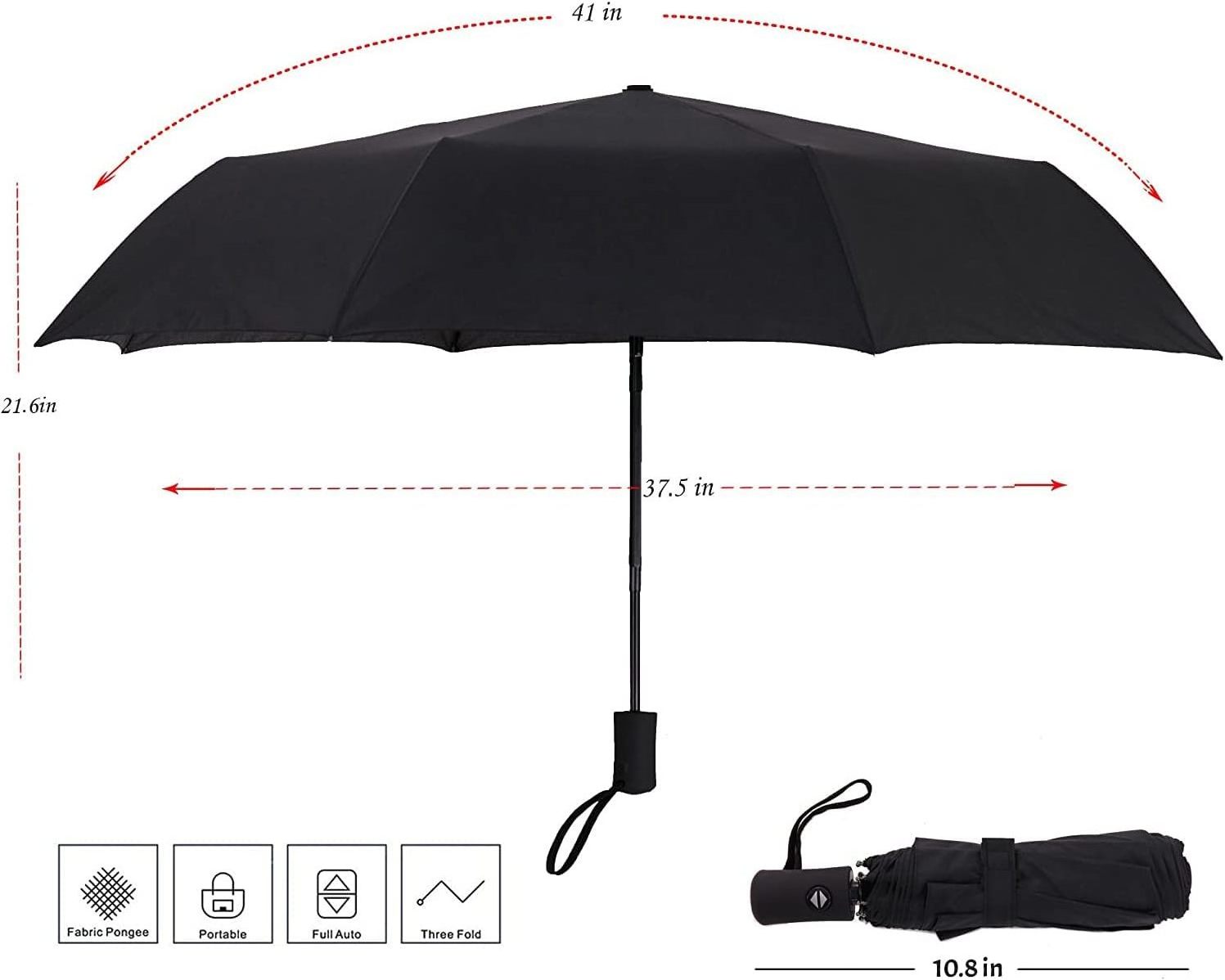 Travel 3 Folding Auto Open cheap promotional umbrellas automatic umbrella advertising umbrella promotional gifts