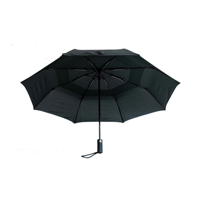 48 inch double layers air venting windproof UV block waterproof 3 fold automatic open close umbrella for sale