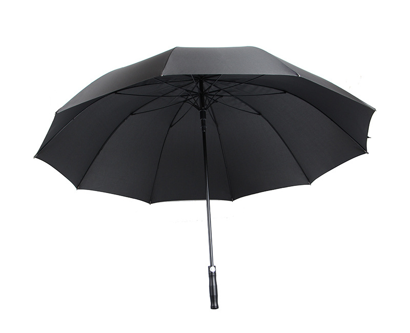 Sun City Giant 68inch oversize fiberglass windproof rainproof black auto golf umbrella