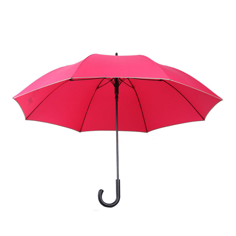 Maroon wine color full fiberglass wind resistant auto straight ads umbrella with logo