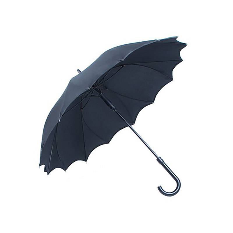 Strong durable innovative Automatic one piece canopy black panoramic umbrella