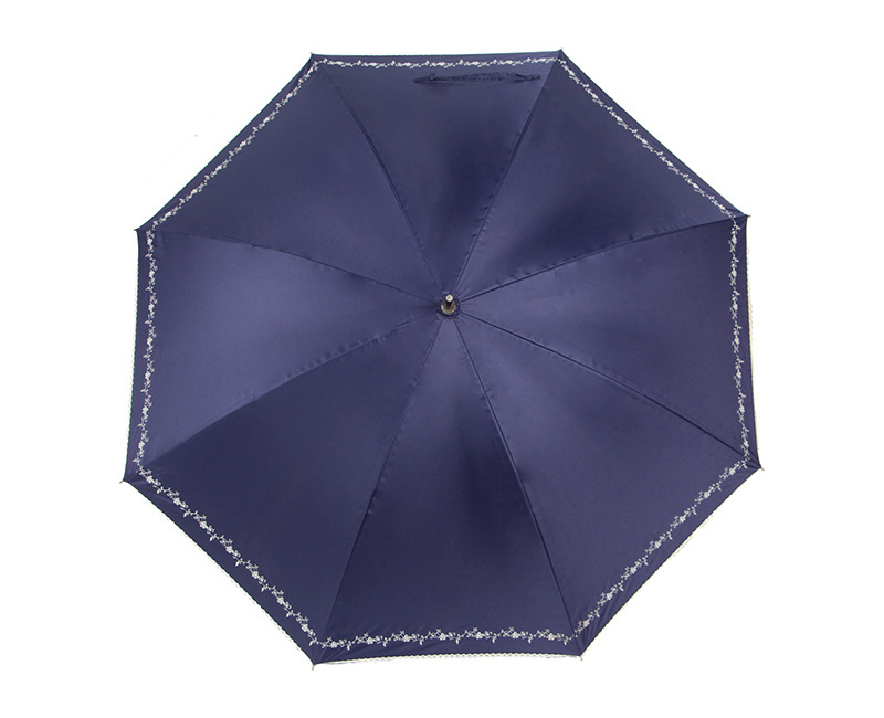 Famous Brand Umbrella factory provide Japanese style straight ladies lace parasol